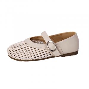 Туфли Мэри Джейн на плоской подошве женские Take the Qin, Black