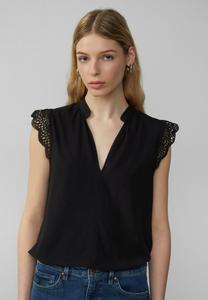 Блуза MIT DETAIL QS, черный