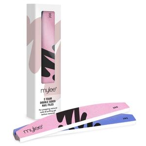 Пилочка для ногтей 2 doppelseitige schaumstoff-nagelfeilen - 200/280 Mylee, количество 2 шт.