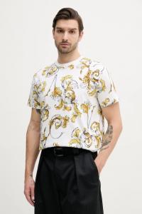 Хлопковая футболка Versace Jeans Couture, белый