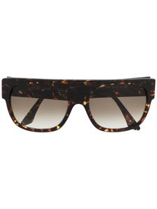 Thierry Lasry солнцезащитные очки Kryptony в квадратной оправе, коричневый