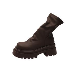 Take the Qin Коричневые женские ботильоны Box, цвет Brown