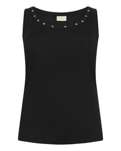 Топ KAFFE CURVE KCCarina, черный