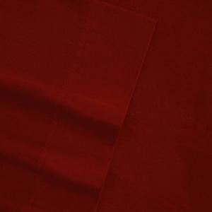 Однотонный плоский простынь большого размера Tribeca Living Flannel, цвет Deep Red