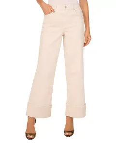 Джинсы-Клеш с высокой посадкой, новый цвет слоновой кости. 1.State, белый