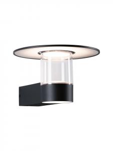 Уличный светодиодный настенный светильник Sienna с датчиком движения (HF), управляемым в сумерках, предназначен для использования в морской воде  Paulmann