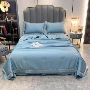 FGDSEEEKJUFHH Комплект постельного белья Tencel 600TC с шелковым наполнителем, дышащее и прохладное