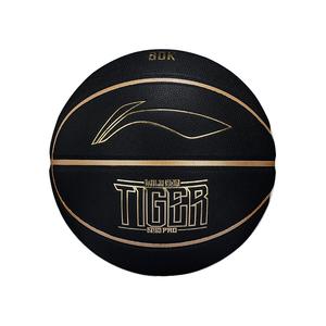 LINING Баскетбольный мяч PU Black Gold размер 7 матчевый unisex