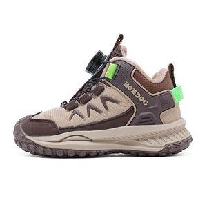 Износостойкие низкие детские кроссовки для повседневной жизни BOBDOG, коричневый/хаки