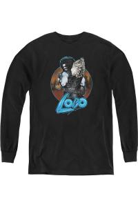 Футболка с длинным рукавом Justice League of America "Гнилой живот" Gildan, черный