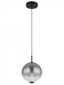 Globo lighting Подвесной светодиодный светильник "Lacy" черного цвета - (В) 120 x Ø 25 см