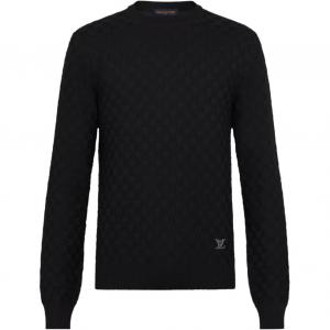 Lv 1AGTCD Damier Signature Crewneck Louis Vuitton, черный