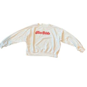 Детские свитера с рукавом долман в белом цвете T2love