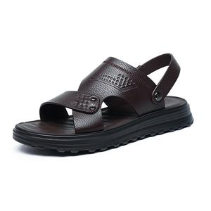 AOKANG Пляжные сандалии мужские тёмно-коричневые, цвет Dark Brown