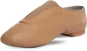 Танцевальные джазовые туфли на резинке Dance Basix DB9 Just For Kix, Tan