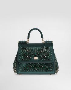 Сумка Sicily среднего размера DOLCE & GABBANA, зеленый