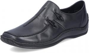 Женские кроссовки Rieker N42K6 Nikita Slip-On - легкие прогулочные кроссовки с лазерной перфорацией и эластичной шнуровкой - стильные и гибкие для комфорта на весь день, Black
