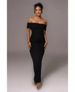 Женское платье макси Custom Maxi Dress JLUXLABEL, черный