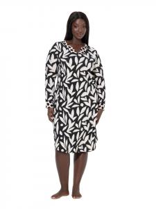 Ulla Popken Черная ночная рубашка