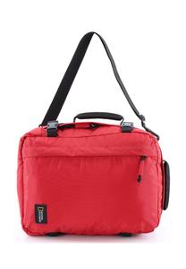 Рюкзак с гибридным отделением на молнии, ручкой для переноски, плечевым ремнем и лямками рюкзака NATIONAL GEOGRAPHIC, красный