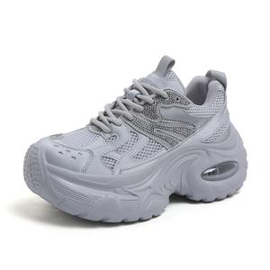 JETRAM Женские серые устойчивые к истиранию массивные кроссовки на низком ходу, цвет Gray