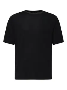 Футболка с короткими рукавами Loro Piana, черный