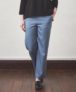 Широкие прямые брюки Studio Picone, цвет Blue(069)