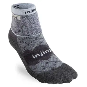 Носки Injinji Liner + Runner, серый