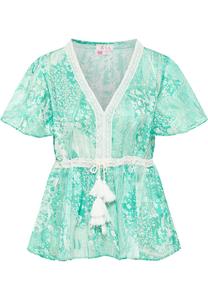 Блуза IZIA, цвет Grün Weiss