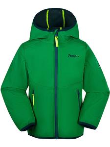 Peek U Куртка из софтшелла "Коа" зеленого цвета