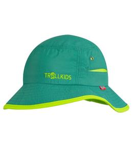 TROLLKIDS Детская шапка Тролльфьорд тёмно-зелёная/светло-зелёная