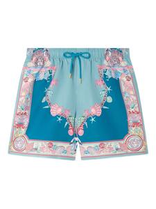 Versace плавки-шорты Coral Theater, синий