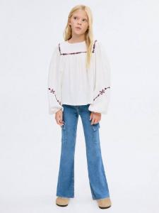 Детские карго джинсы Mango, Open Blue