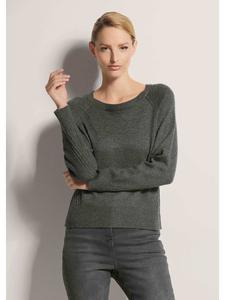 MADELEINE Свитер с круглым вырезом, цвет графитовый/меланж
