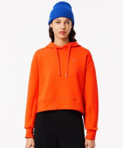 Широкая укороченная толстовка с капюшоном / худи