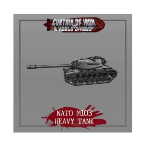 Тяжелый танк НАТО M103, Curtain or Iron - A World Divided (28mm)