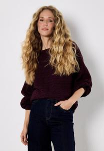 Джемпер Apricot CABLE STRIPE BATWING ARAN , Purple