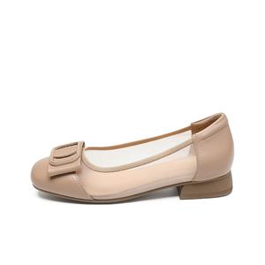 ZHR Женские повседневные туфли-лодочки 2,5 см абрикос, цвет Apricot