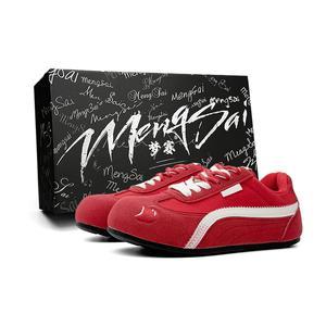 Mengsai Женские повседневные низкие кроссовки Coverage, устойчивые к истиранию, цвет Red Apple