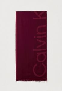Шарф Calvin Klein OVERSIZED LOGO STOLE UNISEX, Alluring Pink/Framboise/Bordeaux