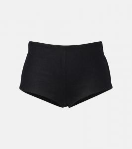 Шорты из шерсти с завышенной талией Entire Studios, Black