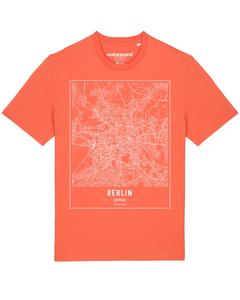 Рубашка Watapparel  City maps Berlin Landkarte, оранжевый