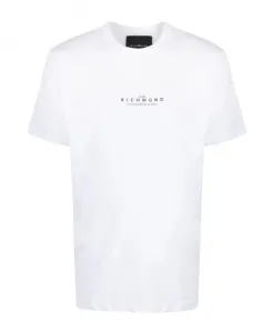 Повседневная футболка лакои John Richmond, белый