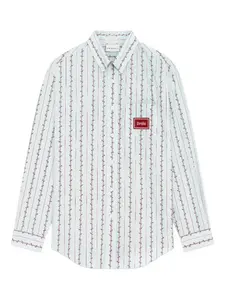 Рубашка Fleurs Tressées Drôle De Monsieur, синий