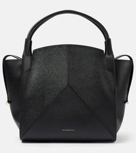 Кожаная сумка-тоут Victoria Victoria Beckham, черный