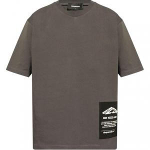 Футболка с крупным логотипом Dsquared 2, серый