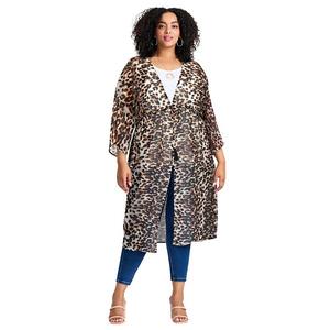 Женский плюс сайз запашной кардиган Avenue, Neutral Brushed