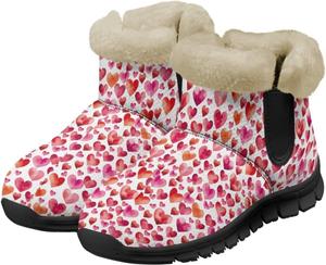 Женские зимние ботинки Jeiento Love Heart, противоскользящие, с легкой подошвой и утолщенной подошвой