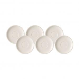 Блюдце Café au Lait блюдца Artesano Original ø 17 см, набор 6 шт., белое Villeroy & Boch, белый