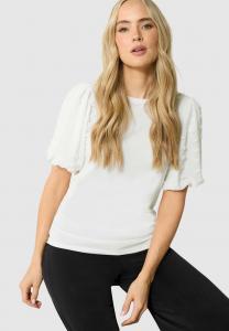 Футболка Long Tall Sally DOBBY SPOT , White